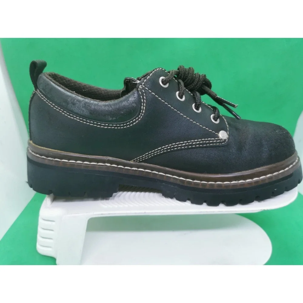 Vintage Skechers Shoes Womens Size 8 Leather Oxford Platform Chunky Jammer Y2K